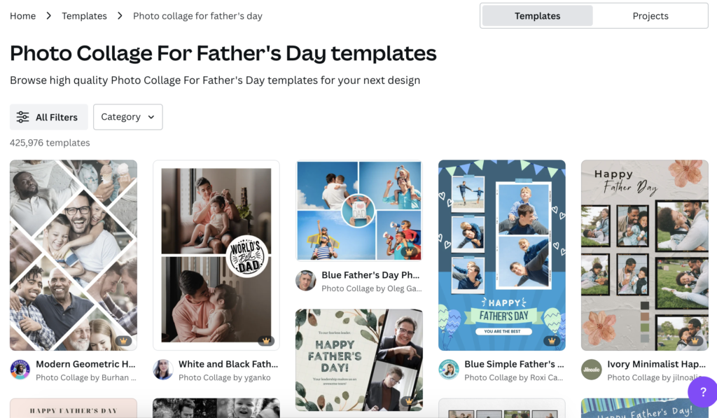 Creating a Photo Collage for Father's Day - Print For Fun Blog