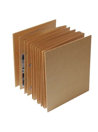 Accordion Kraft Book, Hardcover (45 pages)