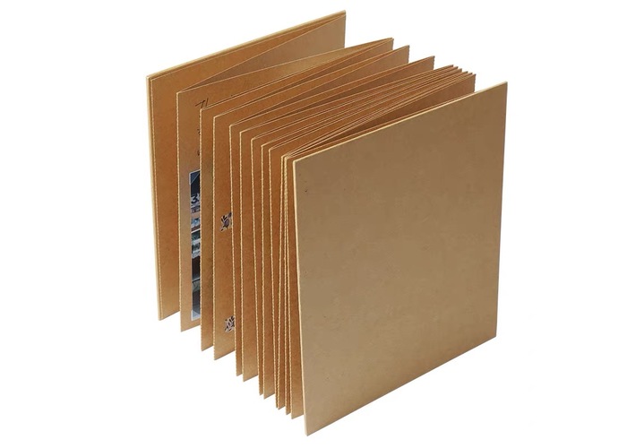 Accordion Kraft Book (Hardcover)