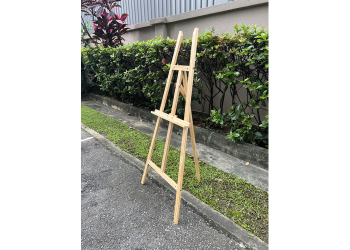 Wooden Easel Stand Side