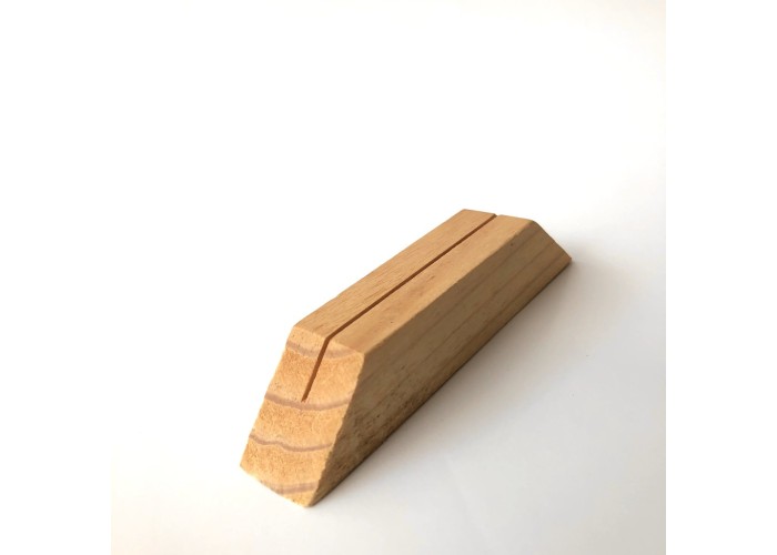 Trapezium Block Wooden Photo Stand (10cm)