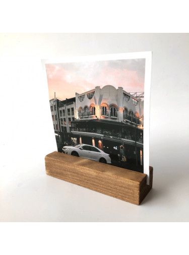 Rectangular Block Wooden Photo Stand (10cm)