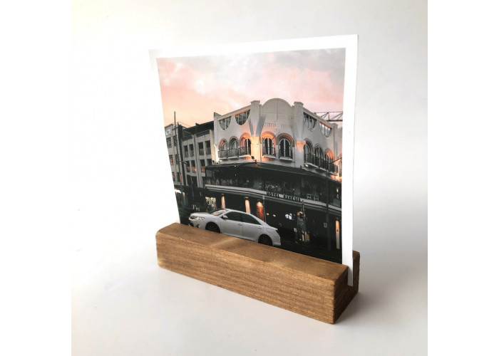 Rectangular Block Wooden Photo Stand (10cm)