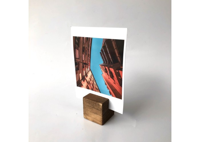 Rectangular Block Wooden Photo Stand (3cm)