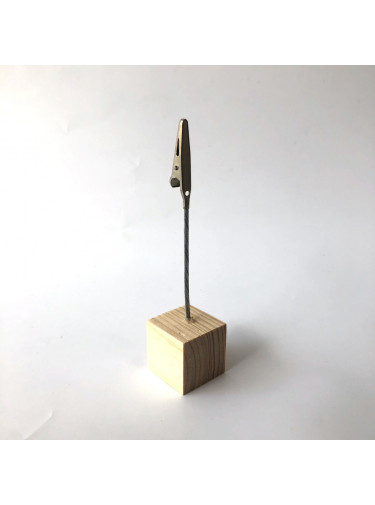 Wooden Photo Clip Stand
