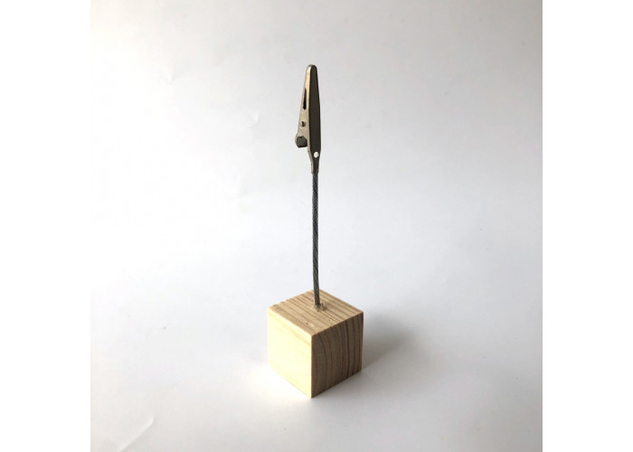 Wooden Photo Clip Stand
