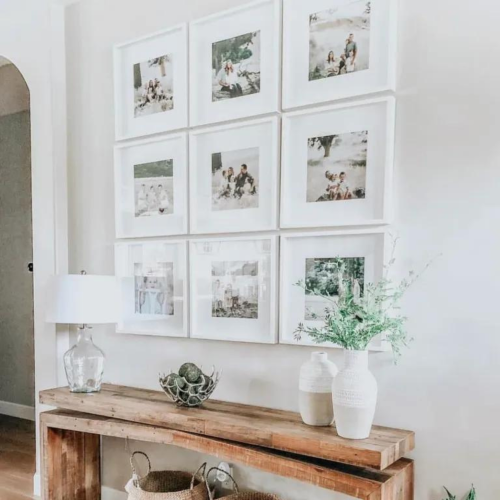 RE-DESIGNING YOUR HOME: SQUARE PHOTO FRAMES EDITION