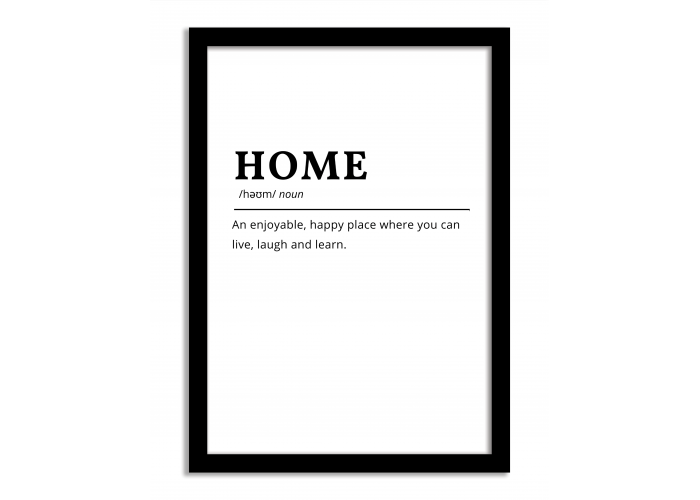 Quotes Framed Print - Define Home