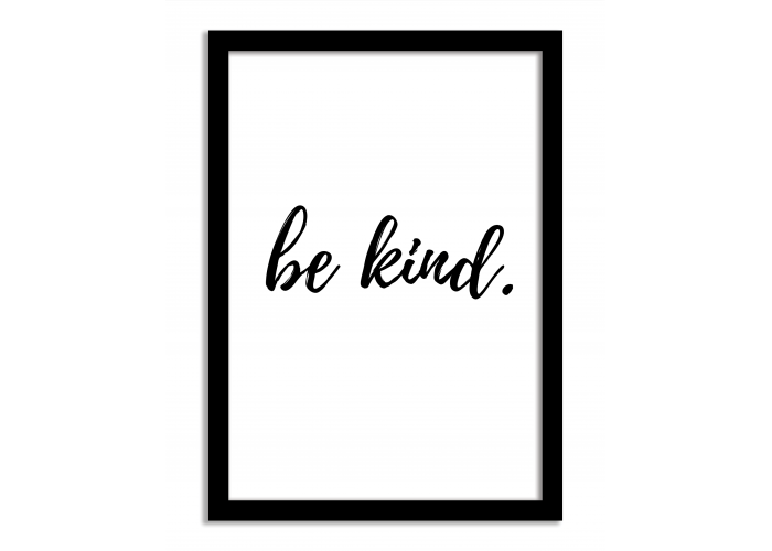 Quotes Framed Print - Be Kind