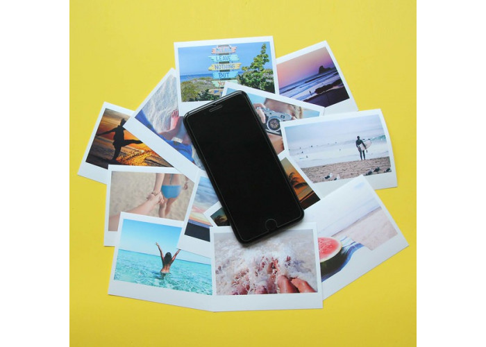 Holiday photos printed as wide vintage prints Holiday photos printed as wide vintage prints